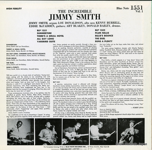 SMITH, JIMMY at the organ vol.1 BLP1551
