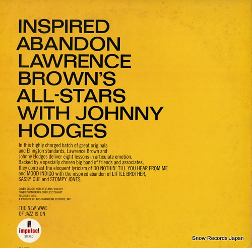 BROWN, LAWRENCE inspired abandon YP-8518-AI