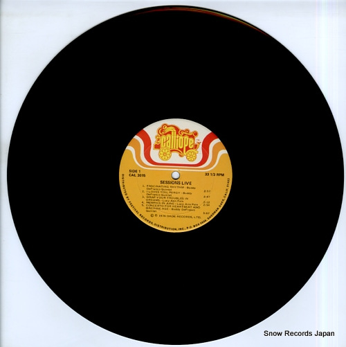DE FRANCO, BUDDY / ART PEPPER sessions, live CAL3015