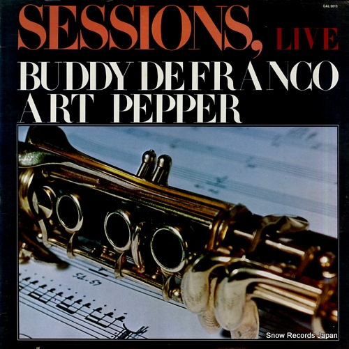 DE FRANCO, BUDDY / ART PEPPER sessions, live CAL3015