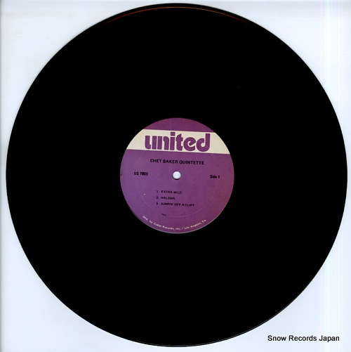 BAKER, CHET chet baker quintette US-7805