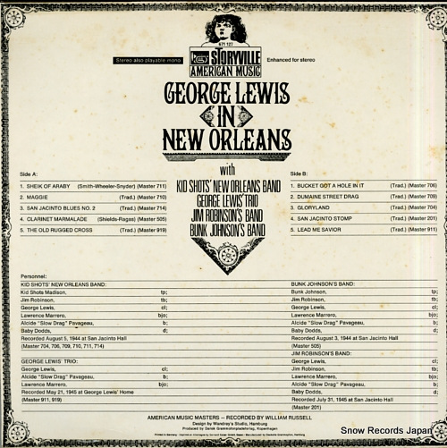 LEWIS, GEORGE george lewis in new orleans 671127