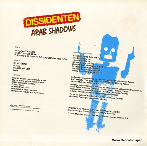 DISSIDENTEN arab shadows 13200
