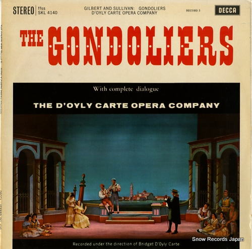GODFREY, ISIDORE the gondoliers (record 3) SKL4140