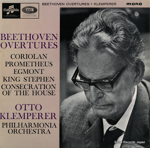 KLEMPERER, OTTO beethoven; overtures 33CX1930
