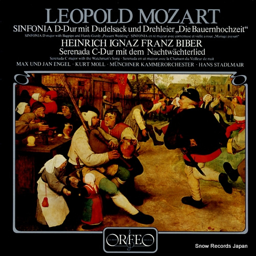 STADLMAIR, HANS leopold mozart; sinfonia d-dur mit dudelsack und drehleier S033821A