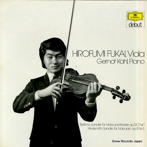 FUKAI, HIROFUMI brahms; sonate fur viola und klavier op.120 nr.1 2555010