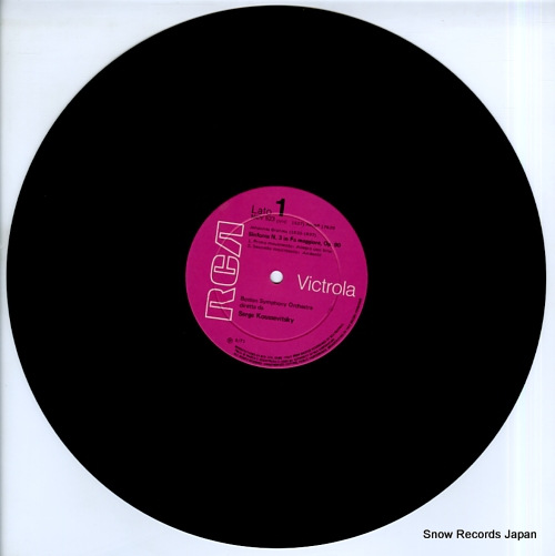 KOUSSEVITSKY, SERGE brahms; sinfonia n.3 MCV523