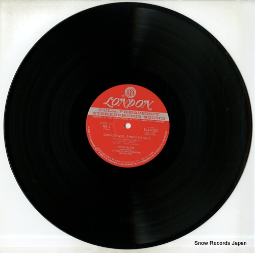 MEHTA, ZUBIN ives; synphony no.2 SLA6322