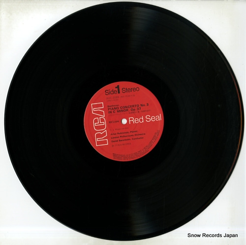 RUBINSTEIN, ARTUR beethoven; piano concerto no.3 in c minor op.37 RVC-2099