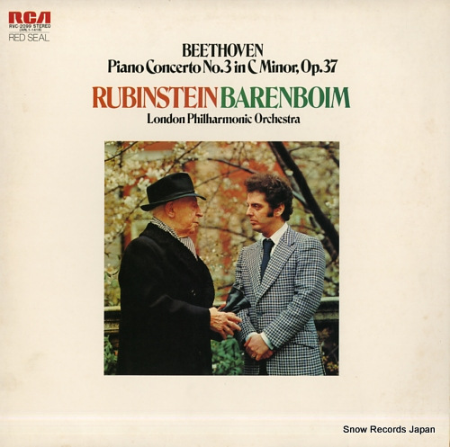 RUBINSTEIN, ARTUR beethoven; piano concerto no.3 in c minor op.37 RVC-2099