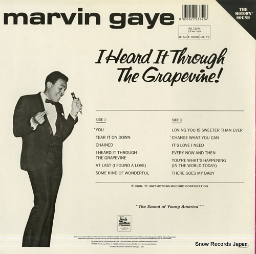 GAYE, MARVIN i heard it through the grapevine WL72374