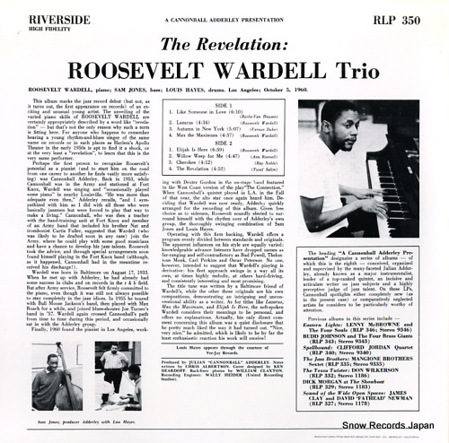 WARDELL, ROOSEVELT the revelation RLP-12-350