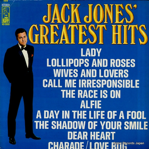 JONES, JACK jack jones' greatest hits KS-3559