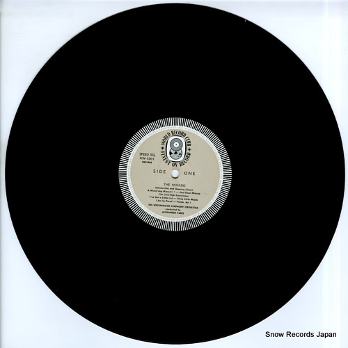 FARIS, ALEXANDER gilbert & sullivan; the mikado XW1001