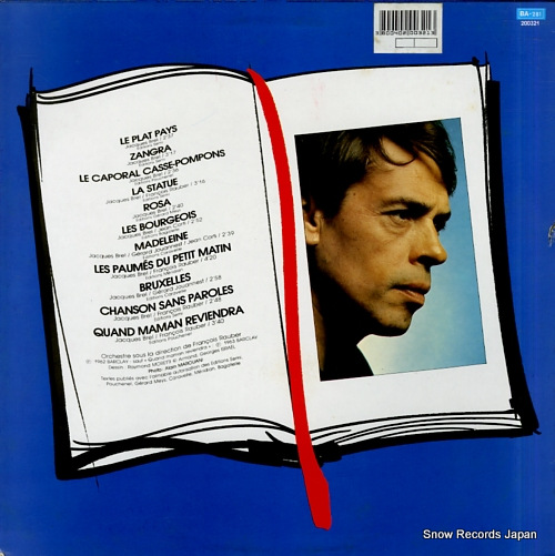 BREL, JACQUES le plat pays 1 200321