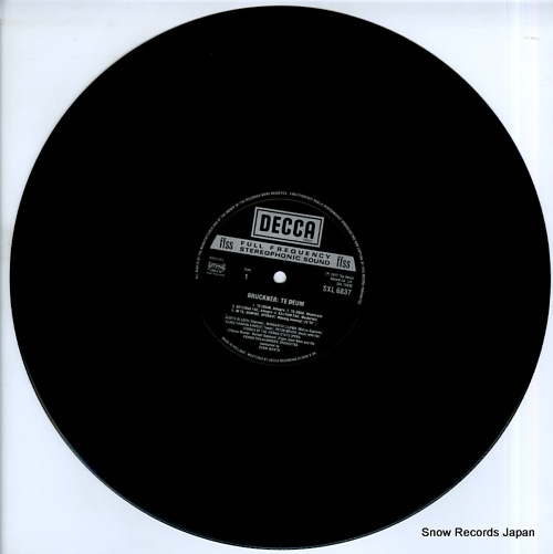 MEHTA, ZUBIN bruckner; te deum SXL6837