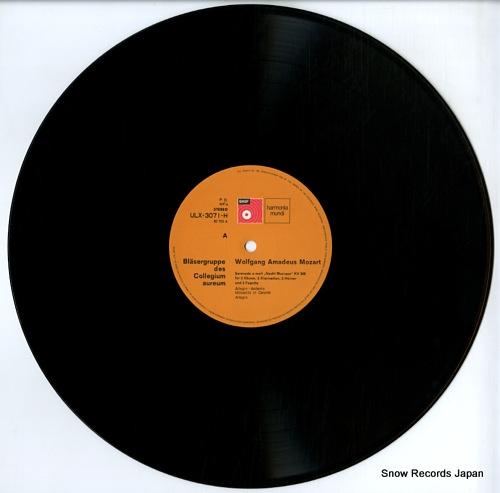 COLLEGIUM AUREUM mozart; blaserserenaden ULX-3071-H