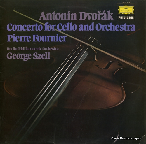 FOURNIER, PIERRE dvorak; concerto for cello and orchestra 2535106