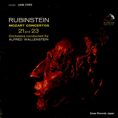 RUBINSTEIN, ARTUR mozart; concertos 21 and 23 LSC-2634