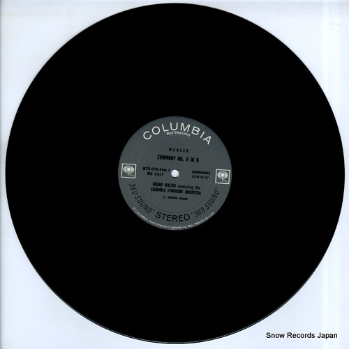WALTER, BRUNO mahler; symphony no.9 M2S676