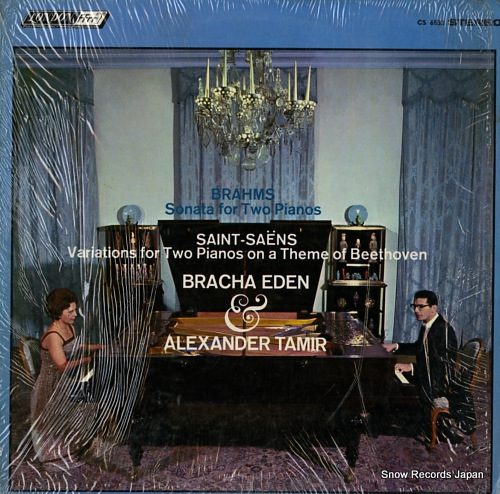 EDEN, BRACHA, AND ALEXANDER TAMIR brahms; sonata for two pianos CS6533