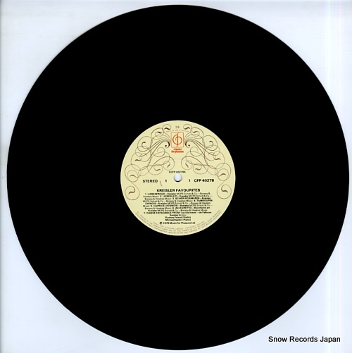 FRIEND, RODNEY, AND MICHAEL ISADOR kreisler favourites CFP40278