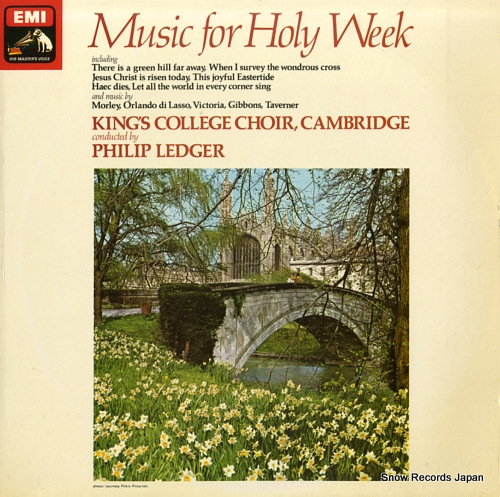 LEDGER, PHILIP music for holy week ASD3450