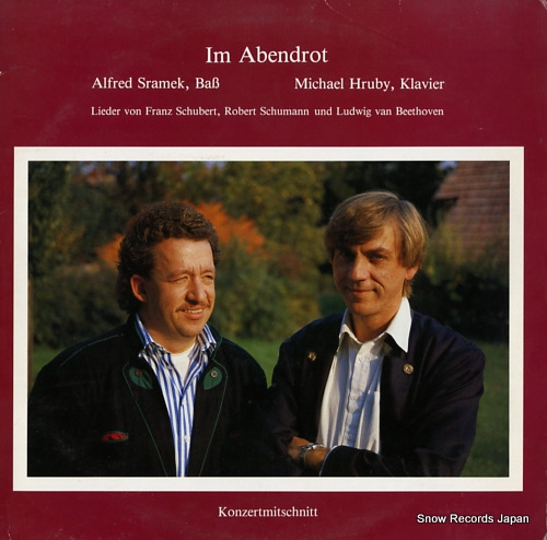 SRAMEK, ALFRED, AND MICHEAL HRUBY im abendrot ART85310