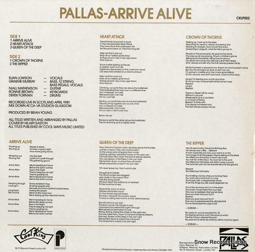 PALLAS arrive alive CKLP002