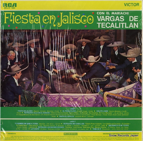 MARIACHI VARGAS DE TECALITLAN fiesta en jalisco S-1863