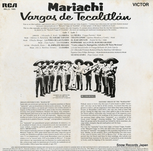 MARIACHI VARGAS DE TECALITLAN mariachis en acapulco S-1955