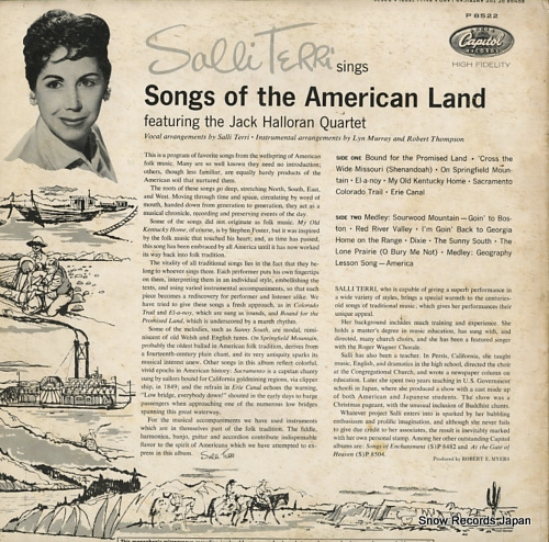 ꡼ƥ꡼ songs of the american land P8522