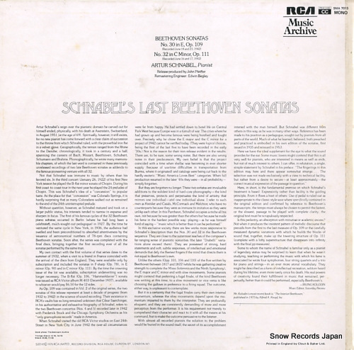ȥ롦ʡ٥ beethoven; sonata no.30 in e op.109/no.32 in c minor op.111 SMA7013