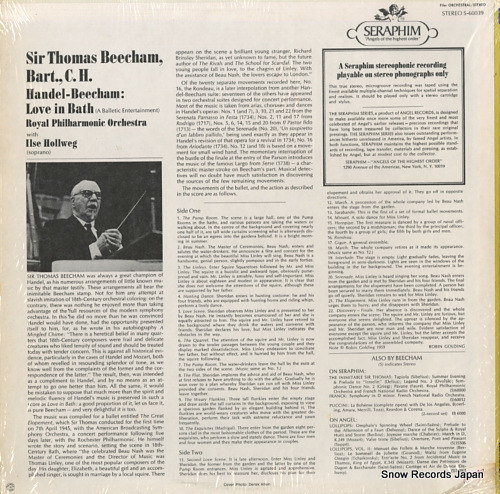 BEECHAM, THOMAS handel-beecham; love in bath 60039/S-60039