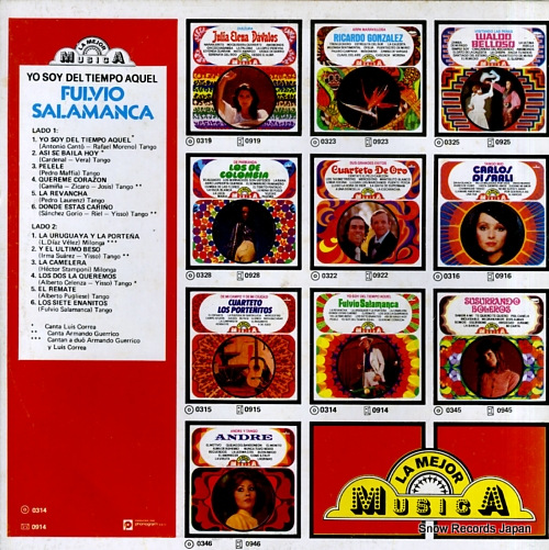 SALAMANCA, FULVIO yo soy del tiempo aquel 0000314