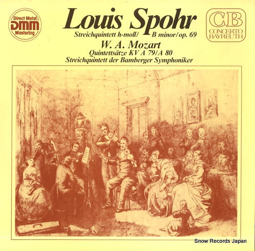 STREICHQUINTETT DER BAMBERGER SYMPHONIKER spohr; streichquintett h-moll b-mimor op.69 CB16002