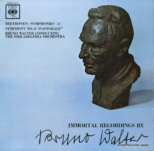 WALTER, BRUNO beethoven; symphony no.6 