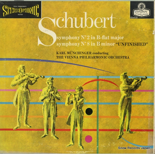 MUNCHINGER, KARL schubert; symphony no.2 in b-flat major CS-6131