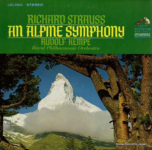 KEMPE, RUDOLF strauss; an alpine symphony LSC-2923