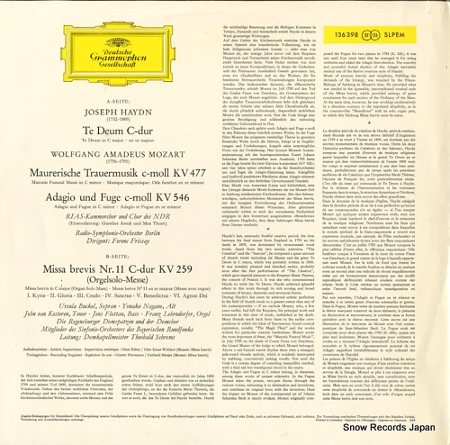 FRICSAY, FERENC haydn; te deum 136398