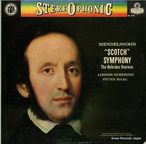 MAAG, PETER mendelssohn; scotch symphony/the hebrides overture CS6191