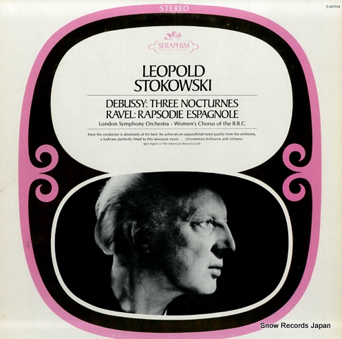 STOKOWSKI, LEOPOLD debussy; three nocturnes S-60104