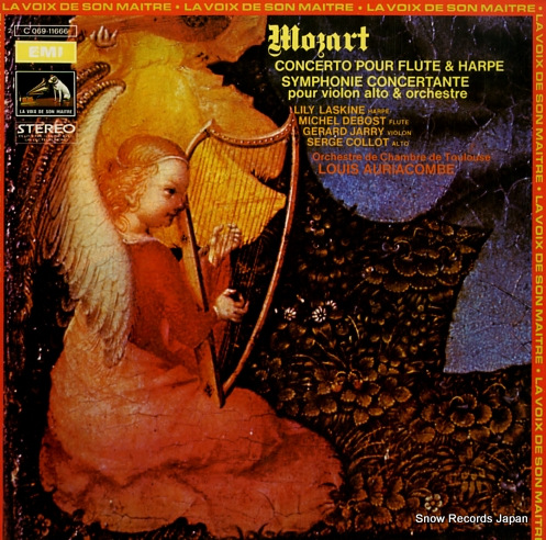 AURIACOMBE, LOUIS mozart; concerto pour flute & harpe 2C069-11666