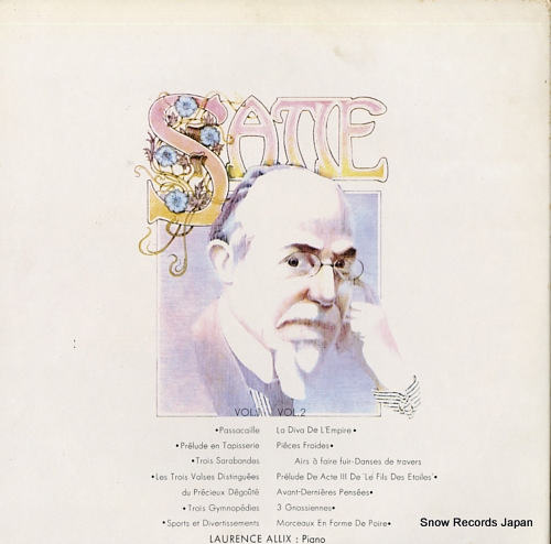 ALLIX, LAURENCE satie vol.1, vol.2 ULS-3023-Y
