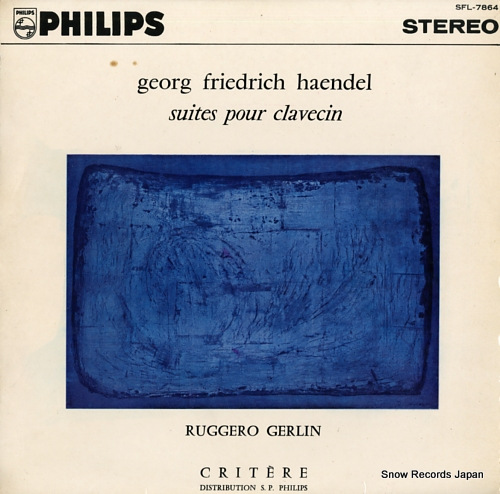 GERLIN, RUGGERO haendel; suites pour clavecin SFL-7864