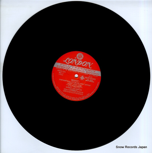 KARAJAN, HERBERT VON mozart; symphonies no.41 