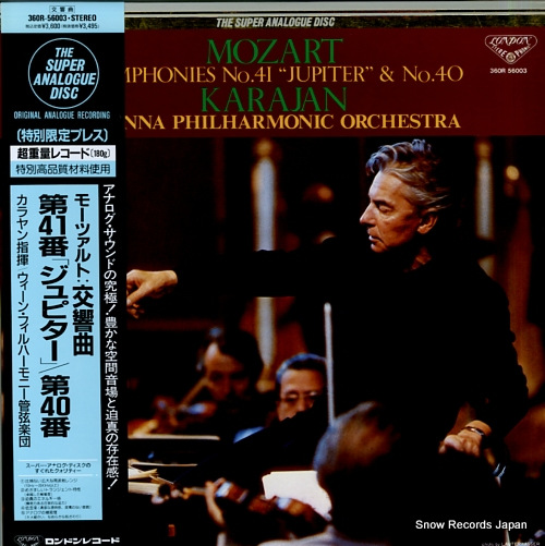 KARAJAN, HERBERT VON mozart; symphonies no.41 