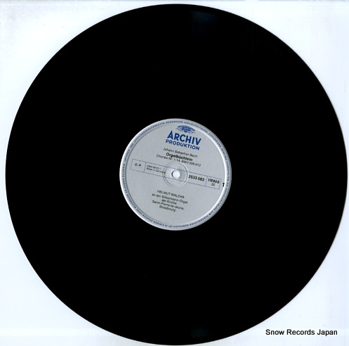WALCHA, HELMUT bach; orgelbuchlein 2708023