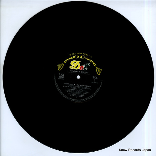 BASIE, COUNT the board of directors / count basie and the miles brothers SJET-8038